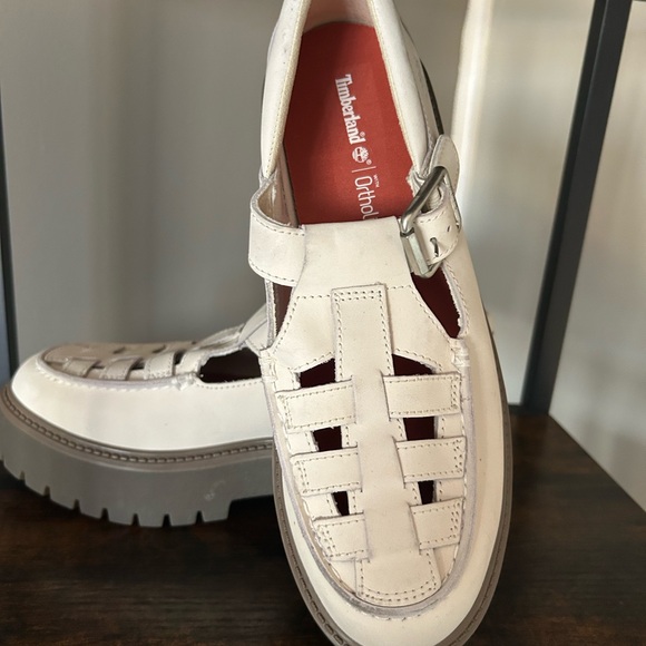 Timberland Women's Stone Street Platform Buckle Shoe Size 9 Leather Mary Jane - Picture 13 of 16